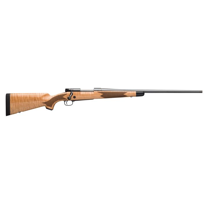 Winchester Repeating Arms 535218289 Model 70 Super Grade 6.5 Creedmoor Caliber with 5+1 Capacity, 22" Barrel, High Polished Blued Metal Finish & Gloss AAA Maple Stock Right Hand (Full Size)