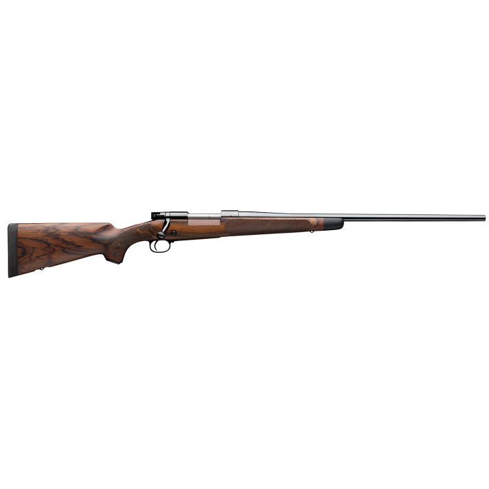 Winchester Repeating Arms 535239226 Model 70 Super Grade 270 Win Caliber with 5+1 Capacity, 24" Barrel, High Polished Blued Metal Finish & AAA French Walnut Stock Right Hand (Full Size)