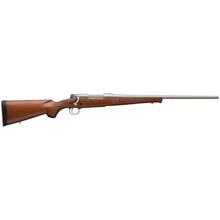 Winchester Repeating Arms 535234264 70 Featherweight 270 WSM 3+1 24" Matte Stainless/ Free-Floating Barrel, Matte Stainless/ Stainless Steel Receiver, Satin Walnut/ Wood Stock, Right Hand
