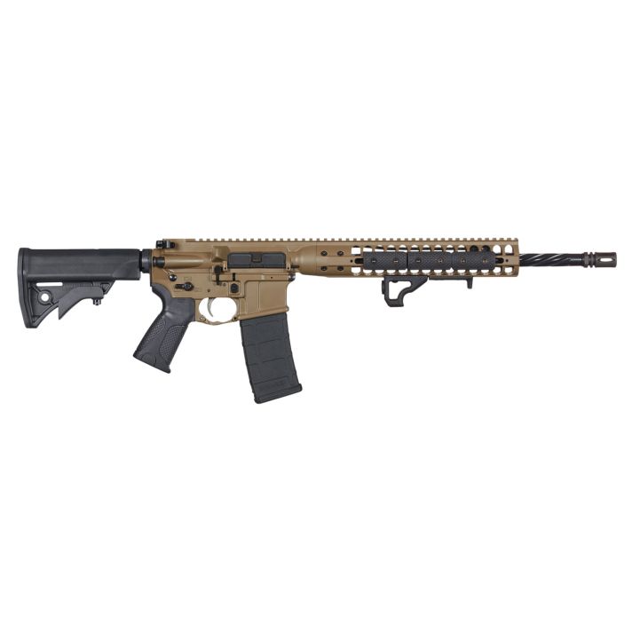 LWRC ICDIR5CK16 Individual Carbine Direct Impingement 5.56x45mm NATO 30+1 16.10" Barrel, Exclusive Flat Dark Earth, A2 Flash Hider, Steel Receiver, 6 Position Stock, Magpul MOE Grip, Optics Ready