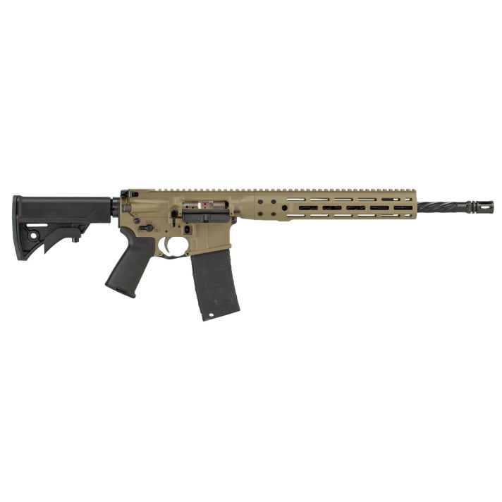 LWRC ICDIR5CK16ML Individual Carbine Direct Impingement 5.56x45mm NATO 30+1 16.10" Barrel, Exclusive Flat Dark Earth Anodized Receiver, A2 Flash Hider, 6 Position Stock, Magpul MOE Grip, Optics Ready