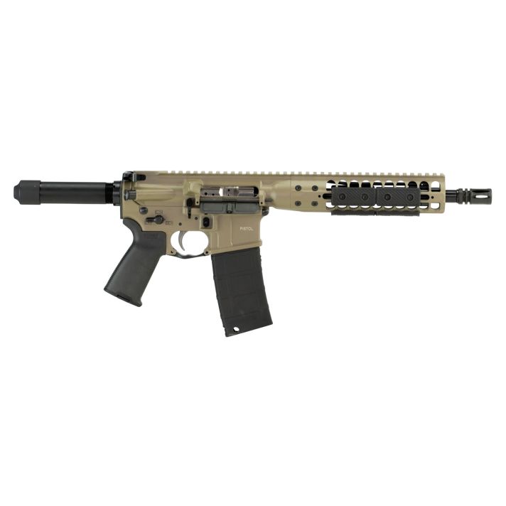 LWRC ICDIP5CK10 Individual Carbine Direct Impingement 5.56x45mm NATO 30+1 10.50" Barrel, Exclusive Flat Dark Earth Cerakote Receiver, Buffer Tube Stock, Magpul MOE Grip, Optics Ready