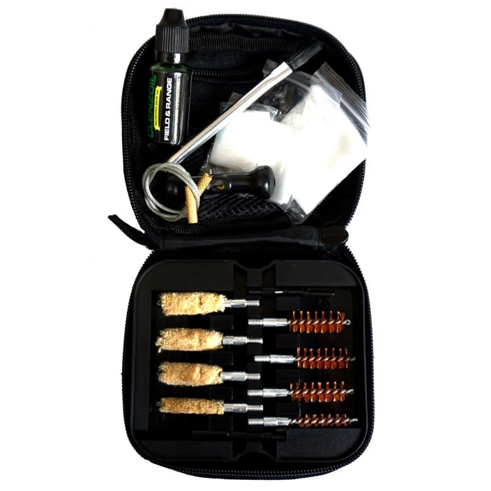 Clenzoil 2328 Field & Range Cleaning Kit Multi-Caliber Pistol/17 Pieces Black