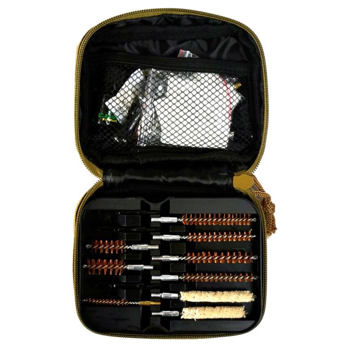 Clenzoil 2830 Field & Range Cleaning Kit Multi-Caliber Rifle/21 Pieces Tan