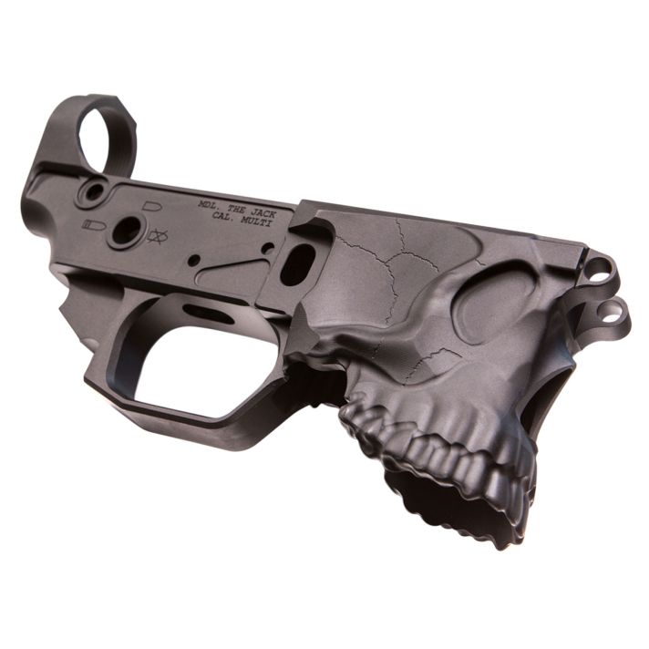Sharps Bros SBLR03 The Jack Stripped Lower Multi-Caliber Black Anodized Finish 7075-T6 Aluminum Compatible w/Mil-Spec AR-15 Internal Parts