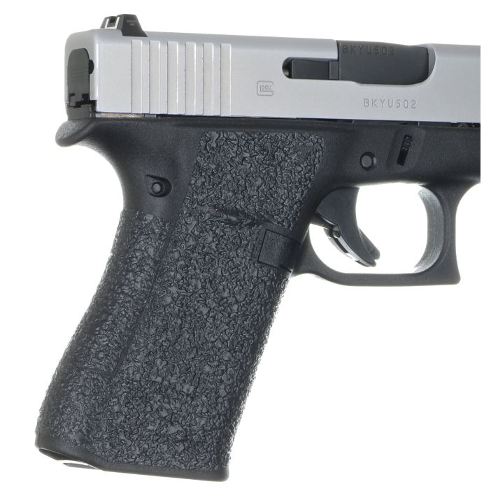 Talon Grips 385R Adhesive GripTextured Black Rubber for Glock 43X, 48