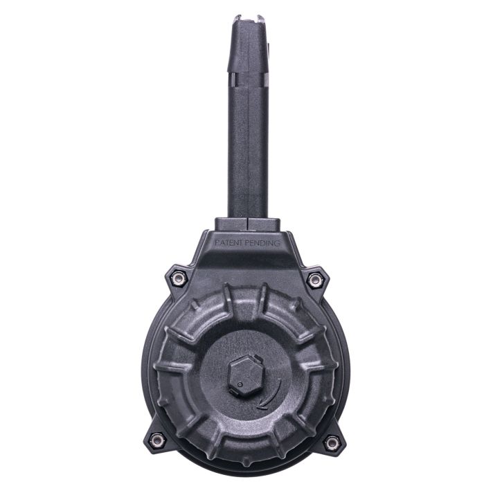 ProMag DRMA11 Standard50rd Drum 9mm Luger Compatible w/ Glock 17/19 Black DuPont Zytel Polymer