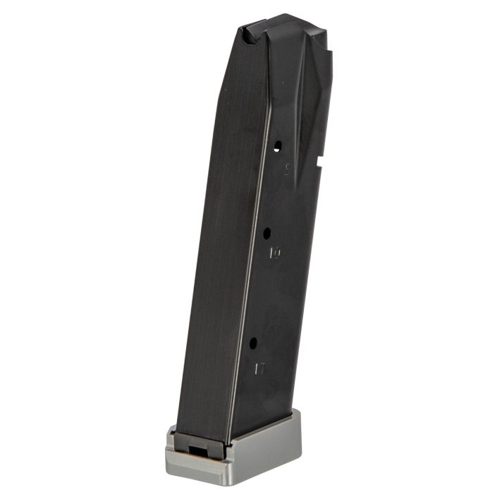 Mec-Gar MGP226X5919AFC Standard19rd Extended 9mm Luger Fits Sig P226 X5 Blued w/Anti-Friction Coating Carbon Steel