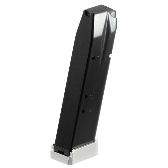 Mec-Gar MG9226X54014AFC Standard14rd Extended 40 S&W Fits Sig P226 X5 Blued w/Anti-Friction Coating Carbon Steel