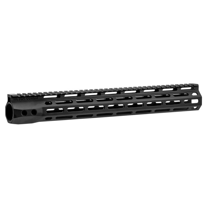 Wilson Combat TRMLOK15 M-LOK RailAR-15 Black Hardcoat Anodized 6005A-T5 Aluminum 15" M-LOK