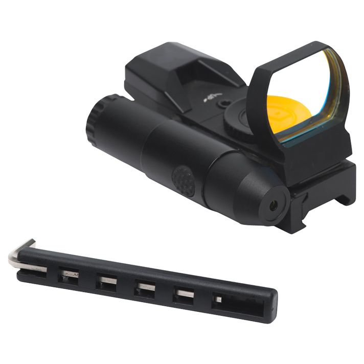 Firefield FF26023 Impact Duo Reflex Sight Matte Black 1 x 31 mm x 22 mm 3 MOA/5 MOA Red Dot Multi Reticle Red Laser
