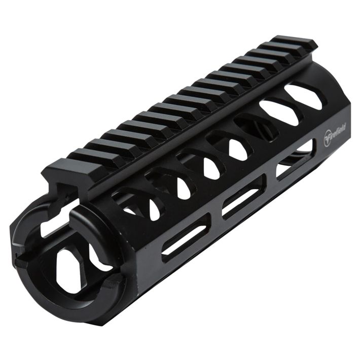 Firefield FF34057 Edge Handguard 6.62" 2-Piece M-LOK, Carbine Style Made of 6061-T6 Aluminum with Black Matte Finish for AR-15