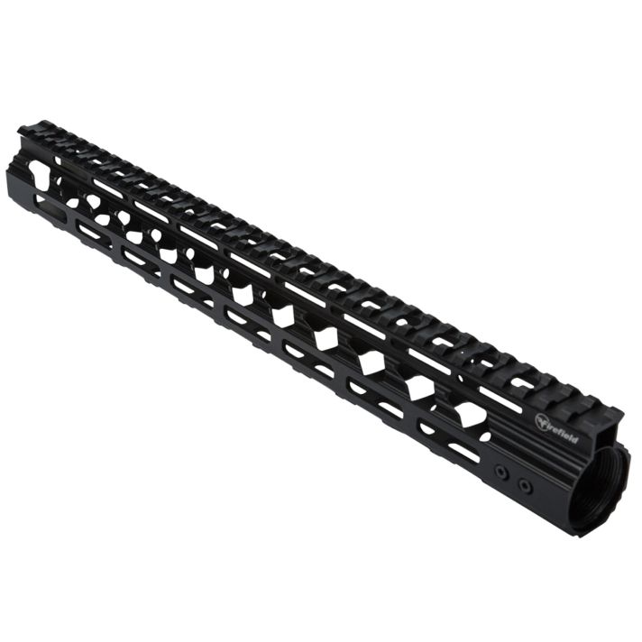 Firefield FF34067 Verge Handguard M-LOK Aluminum Black Anodized Picatinny Rail AR Platform 15" Long