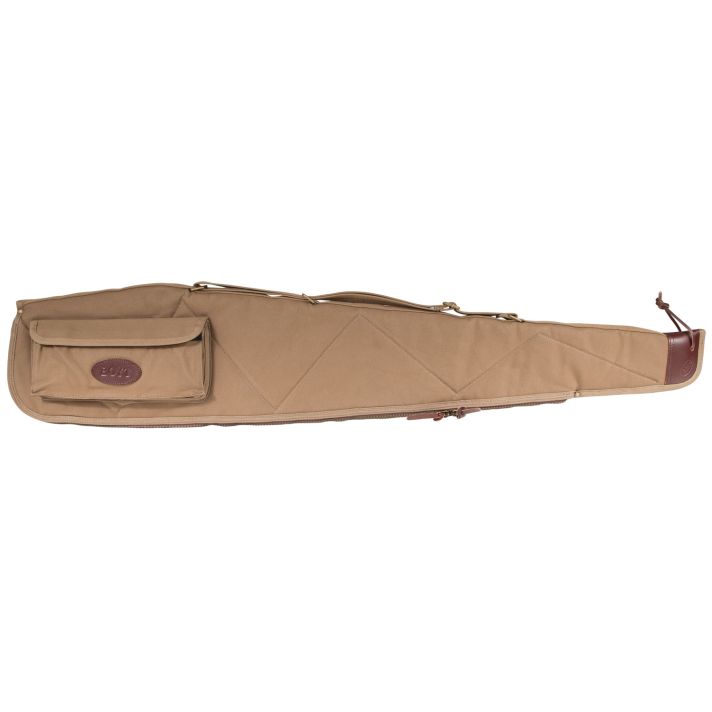 Boyt Harness OGC98PL06 Alaskan Rifle Case 48" Waxed Kahki Canvas w/ Brass Hardware & Quilted Flannel Padding for Scoped Rifles