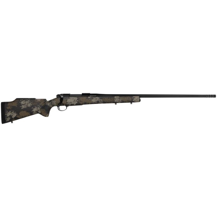 Nosler 41848 M48 Long-Range 6.5 Creedmoor 4+1 26" Barrel, Graphite Black Cerakote Metal Finish, Black with Green/Tan Sponge Pattern Manners MCS-T Elite Tac Stock