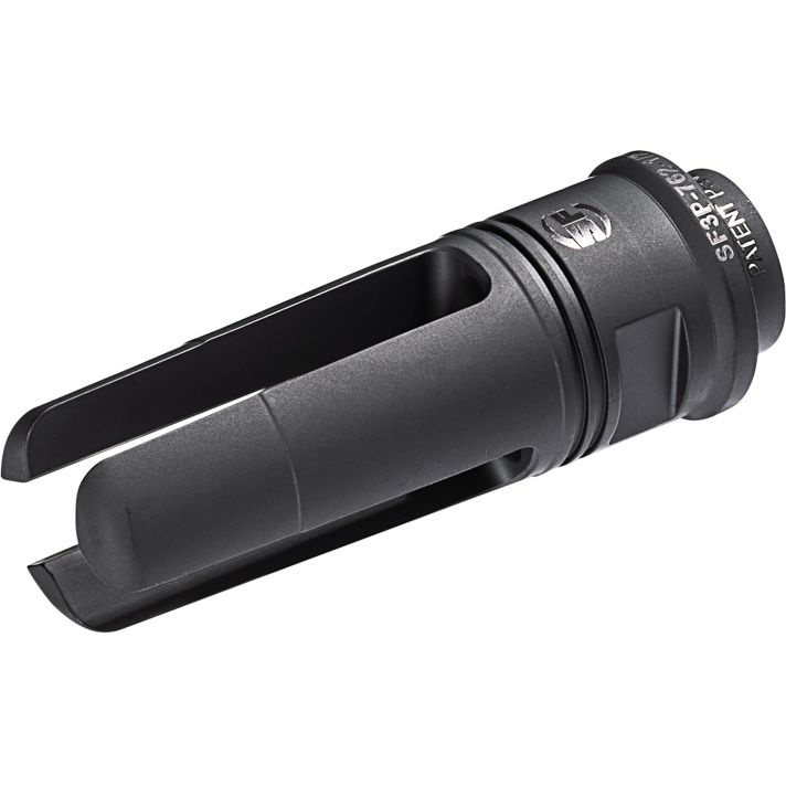 SureFire SF3P762MG1228 SOCOM 3-Prong Flash Hider Black DLC Stainless Steel with 1/2"-28 tpi Threads & 2.60" OAL for 7.62x51mm NATO AR-10