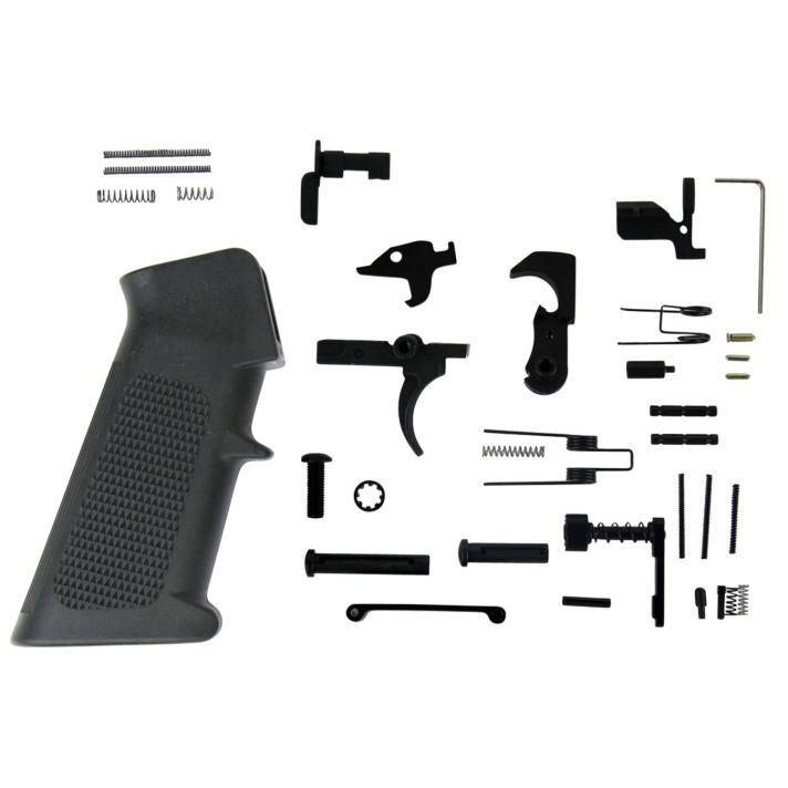 TacFire LPK01USA AR-15 Parts KitAR-Platform Black A2 Grip Black