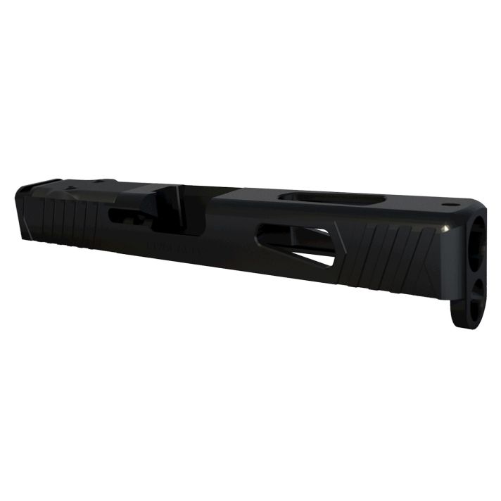 Rival Arms RA10G106A Precision Slide A1 with Docter Cut Black QPQ Case Hardened 17-4 Stainless Steel for Glock 17 Gen4
