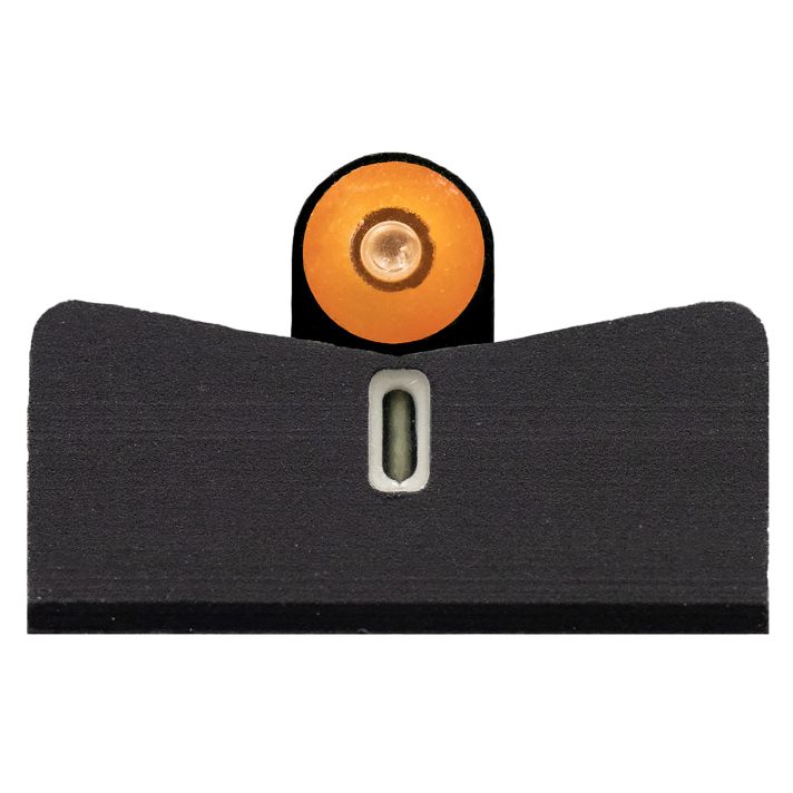 XS Sights SI0013S5N DXT2 Big Dot Night Sights- Sig Sauer- Springfield ArmoryBlack | Green Tritium Orange Outline Front Sight Green Tritium White Outline Bar Rear Sight