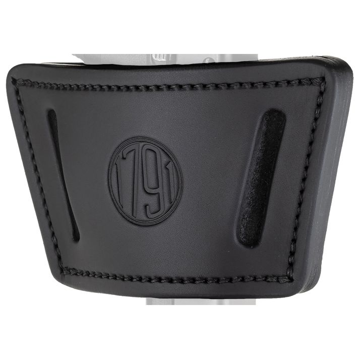 1791 Gunleather UIWXSBLA UIW MaxIWB/OWB Black Leather Belt Clip Fits Most Mid-Large Frame Autos with Rail, Laser & Light Ambidextrous