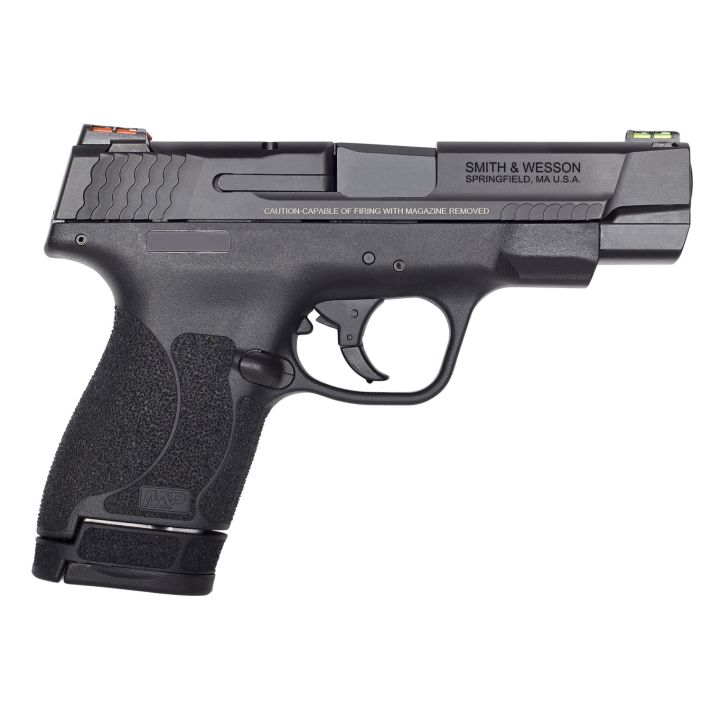 Smith & Wesson 11796 M&P Performance Center Shield M2.0 Micro-Compact Frame 40 S&W 6+1/7+1, 4" Black Armornite Stainless Steel Barrel & Serrated Slide, Matte Black Polymer Frame, No Safety