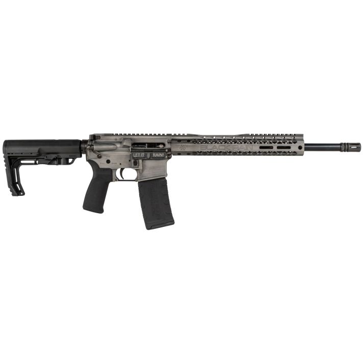 Black Rain BROFUSIONTB Spec + Fusion 5.56x45mm NATO 16" 30+1 Titanium Battleworn Cerakote 6 Position MFT Minimalist Stock