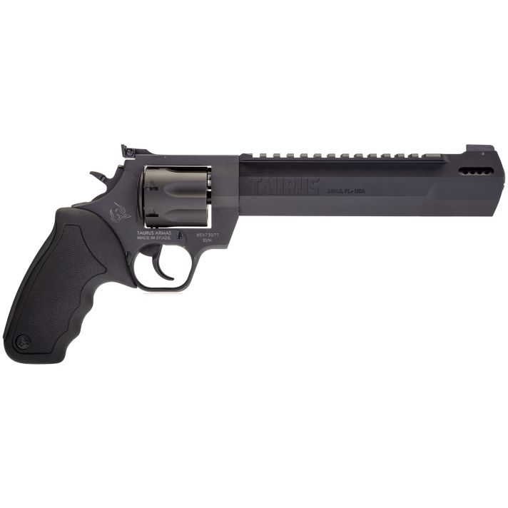Taurus 2357081RH Raging Hunter357 Mag 7rd 8.37" Matte Black Oxide Steel Black Rubber with Integrated Red Cushion Insert Grip