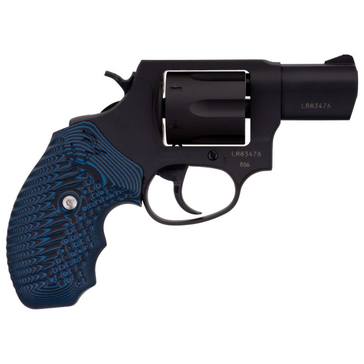Taurus 2856021MVZ16 85638 Special +P Caliber with 2"Barrel, 6rd CapacityCylinder, Overall Matte Black Finish Carbon Steel & Blue VZ Cyclone Grip
