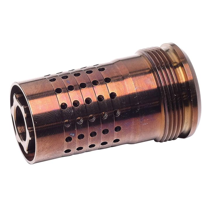 Q LLC CB1228 Cherry Bomb22 Cal (5.56mm) Copper 17-4 Stainless Steel with 1/2"-28 tpi Threads & 1.64" OAL