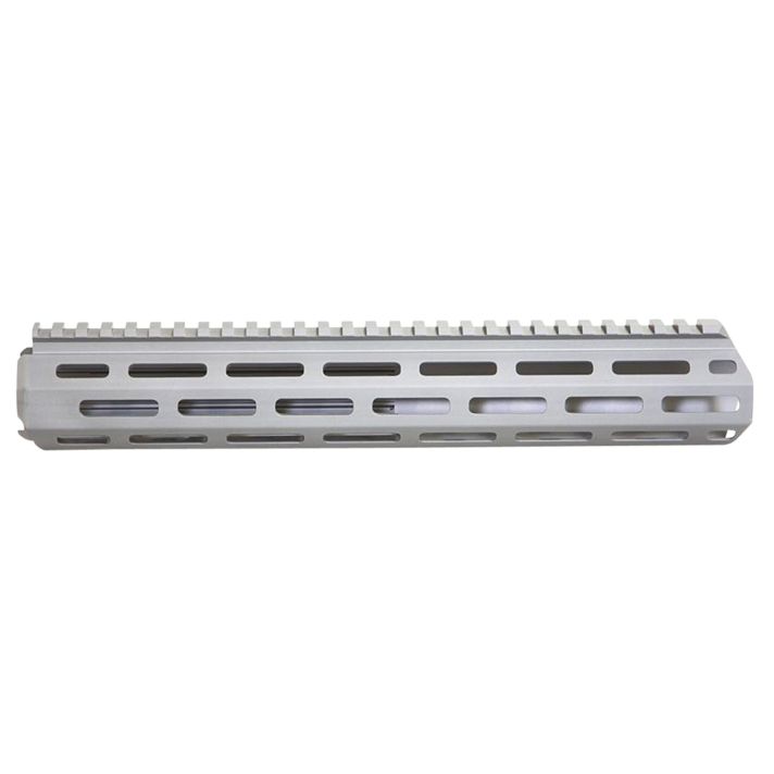 Q LLC 12HBMLOKARHG HandguardM-LOK Aluminum Gray Q LLC Honey Badger 12"