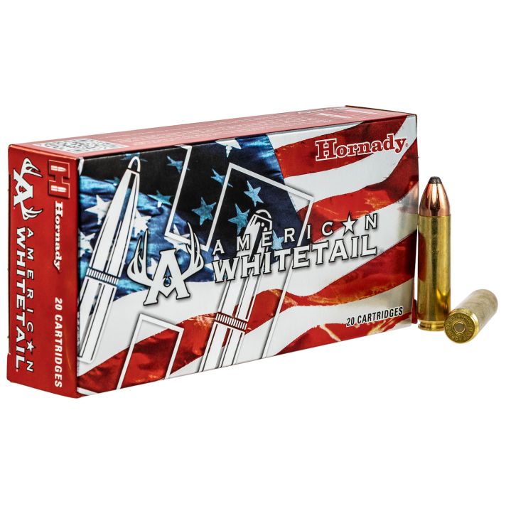 Hornady 82242 American Whitetail450Bushmaster 245gr InterLock 20 Per Box/10 Case
