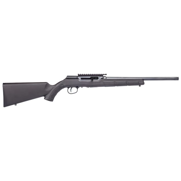 Savage Arms 47241 A22 FV-SR Full Size 22 LR 10+1 16.50" Matte Black Threaded Barrel, Matte Black Picatinny Rail Carbon Steel Receiver, Matte Black Fixed Synthetic Stock, Right Hand