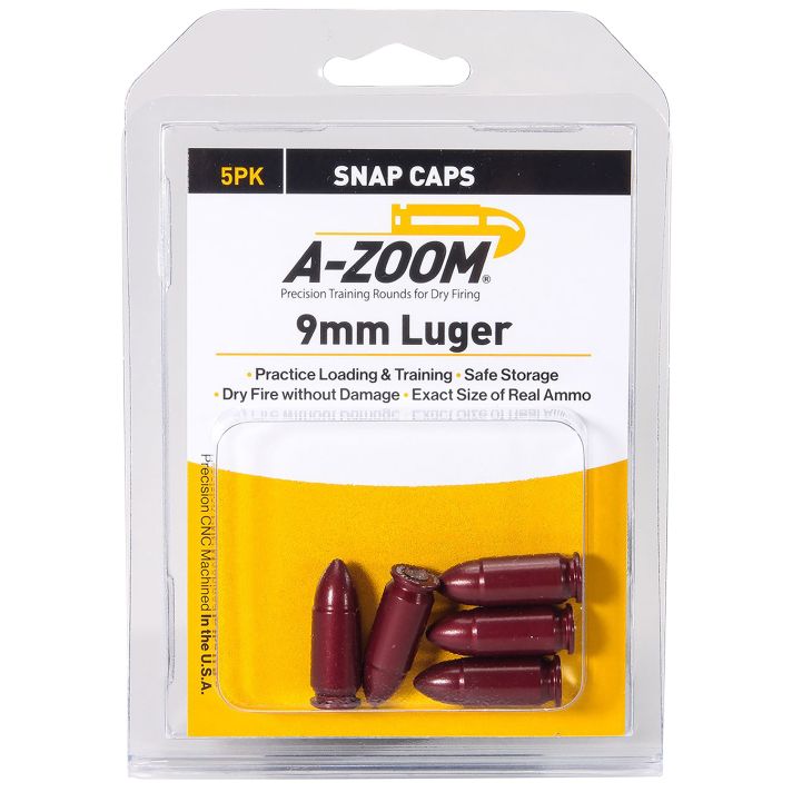 A-Zoom 15116 Precision Pistol 9mm Luger 5Pack