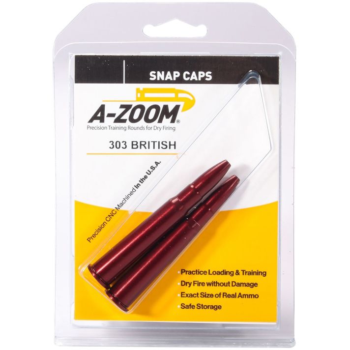 A-Zoom 12226 Rifle Snap Cap 303British 2Pack