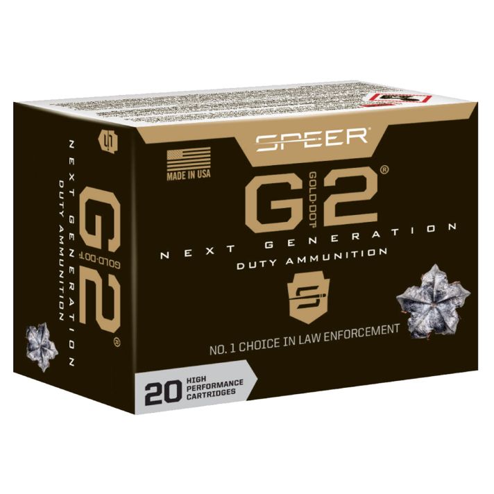 Speer 23999 Gold Dot G2 40S&W 180gr 20 Per Box/10 Case