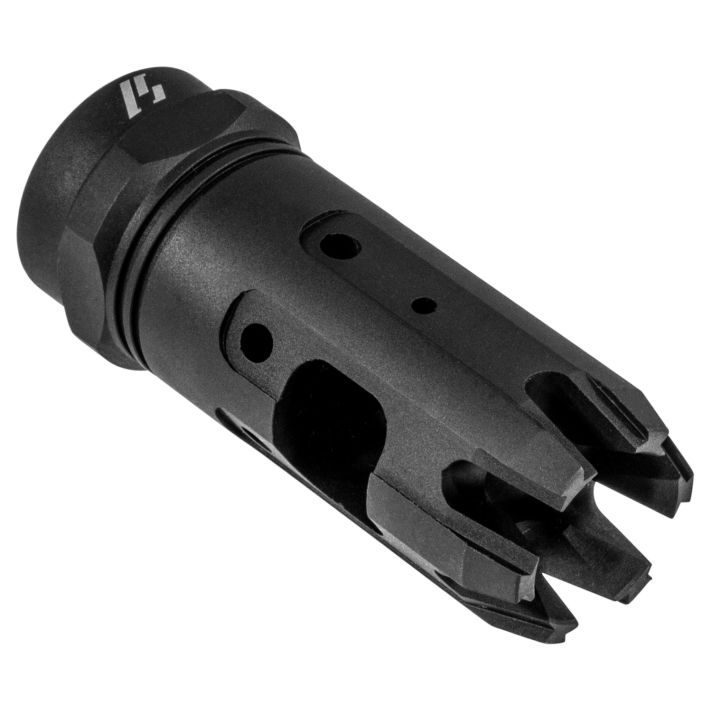 Strike Industries MK9COMP Mini King Comp Black Steel with 1/2"-28 tpi Threads & 2.30" OAL for 9mm Luger AR-Platform