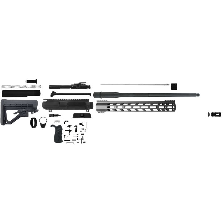 TacFire SSRK308LPK20BN AR Build Kit Rifle 308 Win AR-10 Black Nitride Aluminum 5/8"-24 tpi *Sports South Exclusive.