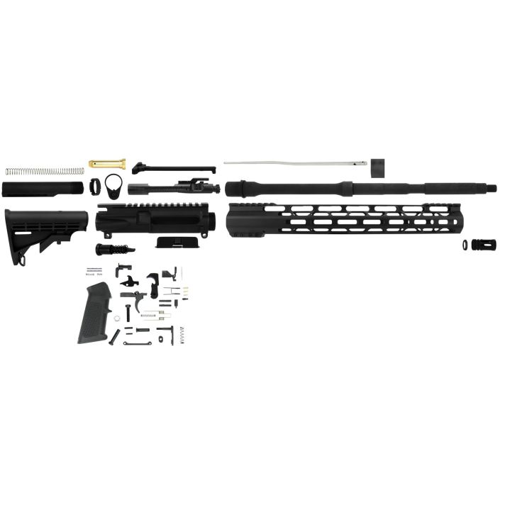 TacFire SSRK556LPK Lower Parts Kit Unassembled Rifle Kit 223 Rem/5.56x45mm NATO AR PlatformAluminum 1/2"-28 tpi
