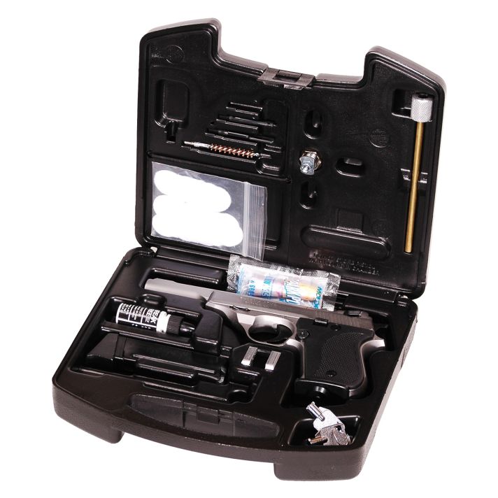 Phoenix Arms DRM2ANB HP Deluxe Range Kit 22 LR 10+1 3"/5" Vent Rib Barrels, Satin Nickel Serrated Slide & Steel Frame, Black Polymer Grip Includes Locking Case