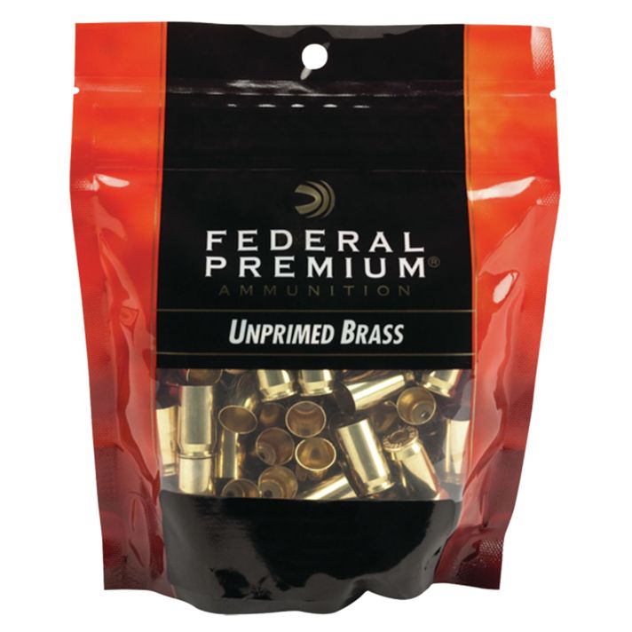 Federal PH40UPB100 Gold Medal Premium 40S&W Handgun Brass 100/Bag
