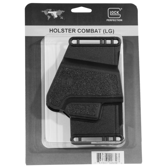Glock HO02639 Sport/CombatOWB Black Polymer Belt Fits Glock 10mm/45ACP/45GAP Ambidextrous
