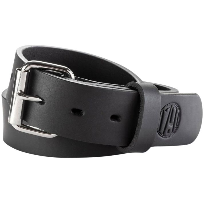 1791 Gunleather BLT013640SBLA 01Gun Belt Stealth Black Leather 36/40 1.50" Wide Buckle Closure