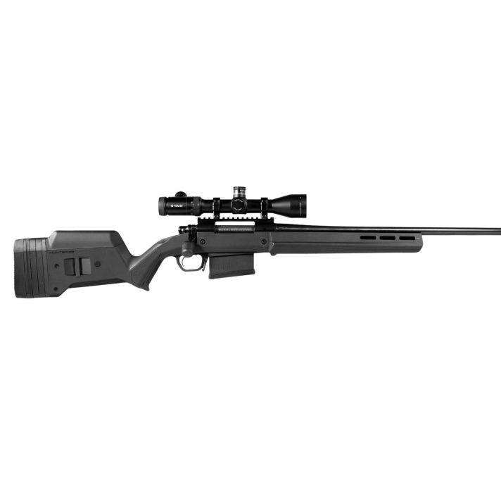 Magpul MAG483-BLK Hunter 700 Stock Fixed with Aluminum Bedding & Adjustable Comb Black Synthetic for Remington 700 LA