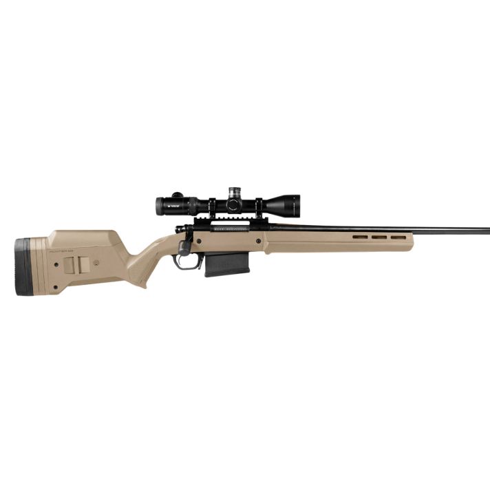 Magpul MAG483-FDE Hunter 700 Stock Fixed with Aluminum Bedding & Adjustable Comb Flat Dark Earth Synthetic for Remington 700 LA