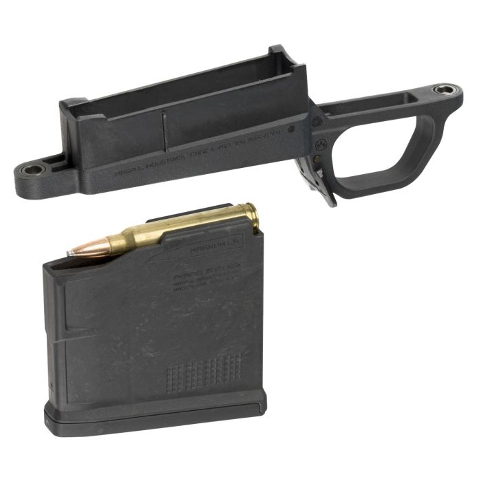 Magpul MAG569-BLK Bolt Action Mag Well Hunter 700L Stock Made of Polymer w/ Black Finish Includes PMAG5 AC Magazine
