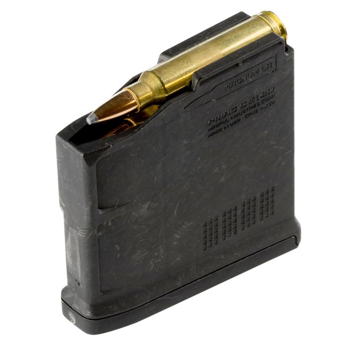 Magpul MAG698BLK PMAG Magnum 5rd AICS 257 Wthby Mag/300 Win Mag/270 Wthby Mag/264 Win Mag/7mm Rem Fits Bolt Action Rifles/Long Action Black Polymer
