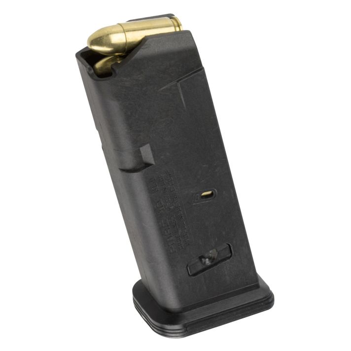 Magpul MAG907-BLK PMAG GL9 10rd 9mm Luger Compatible w/Glock 19 Black Polymer