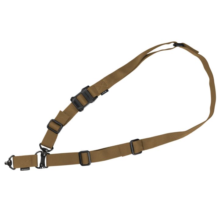 Magpul MAG953COY MS4 QDM Sling Coyote Tan Nylon 48"-60" OAL Adjustable One-Two Point AR Platform