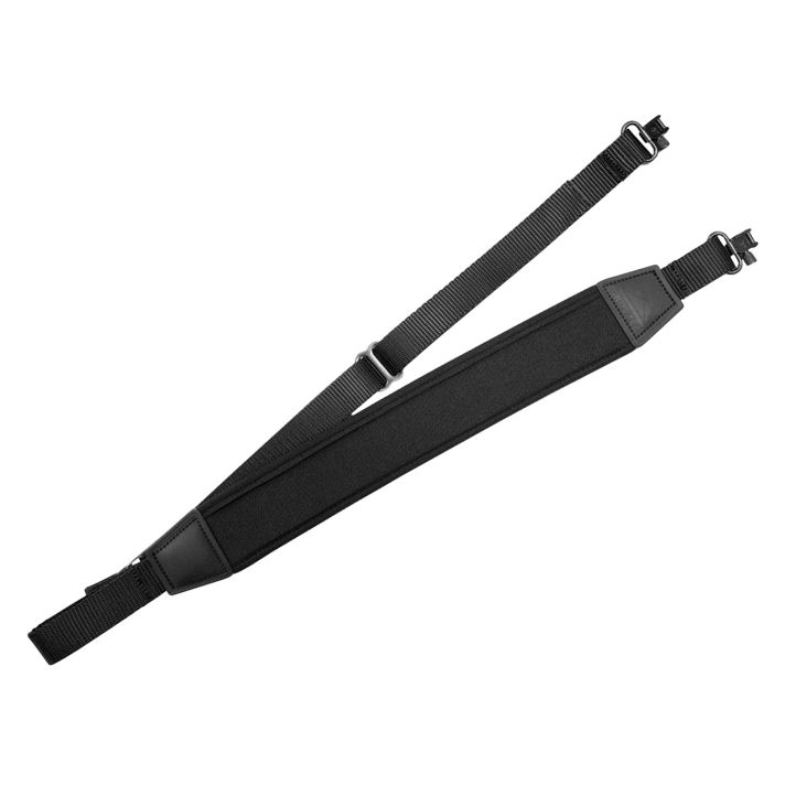 GrovTec US Inc GTSL121 FLEXBlack Elastic w/Neoprene Strap Adjustable Padded Rifle/Shotgun