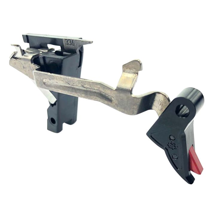 Cross Armory CRGTDI Drop InFlat Trigger w/ 3.50 lbs Draw Weight & Black/Red Finish